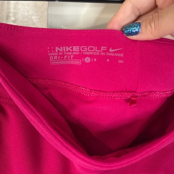 NIKE✔️Dri-Fit Fuchsia Skort, Pockets - Golf, Pickleball, Tennis 💕 (Size Small) - Picture 11 of 12